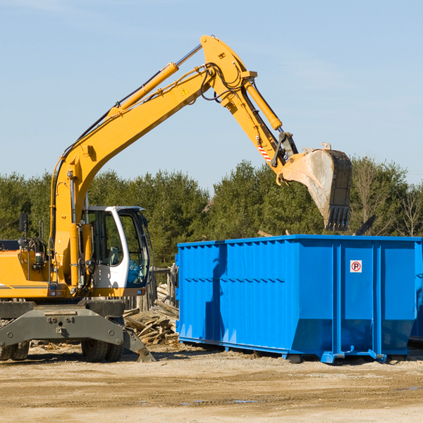 can i choose the location where the residential dumpster will be placed in Portageville New York